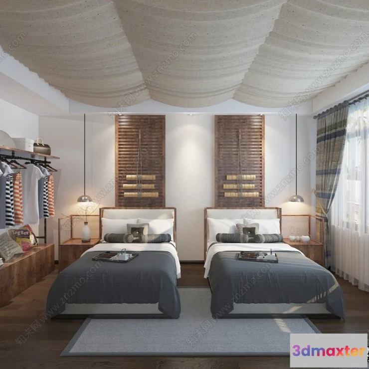 1372561 - Homestay 3D Interior Scene - 3D Models - 137 3D Max