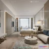 1372606 - Bedroom For Hotel - 3D Scene - Interior Design - 021 3D Max