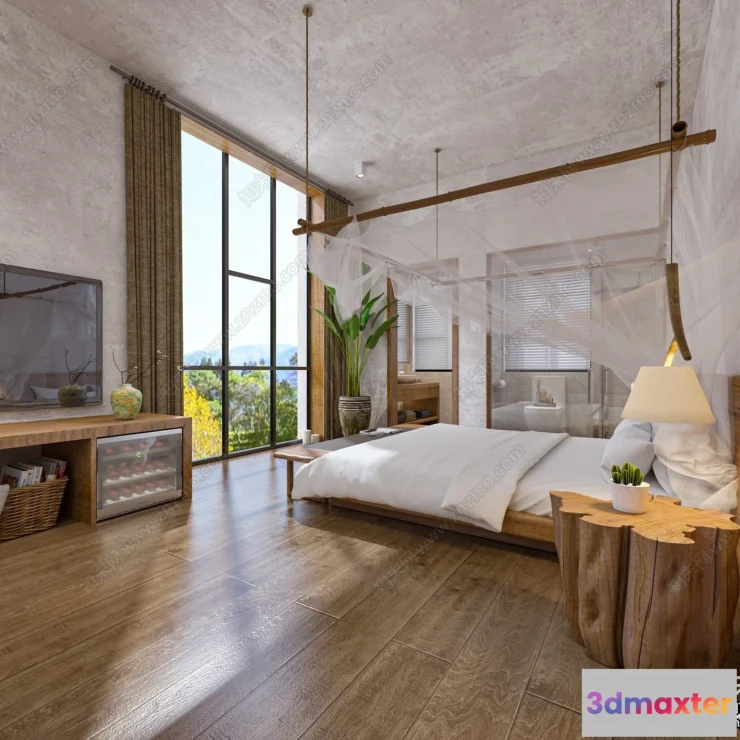 1372633 - Homestay 3D Interior Scene - 3D Models - 138 3D Max