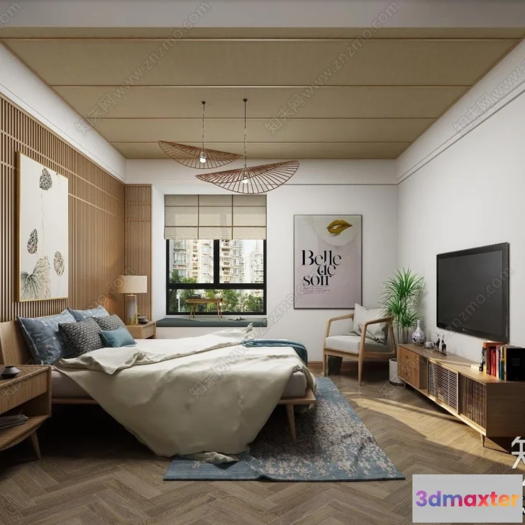 1372741 - Homestay 3D Interior Scene - 3D Models - 140 3D Max