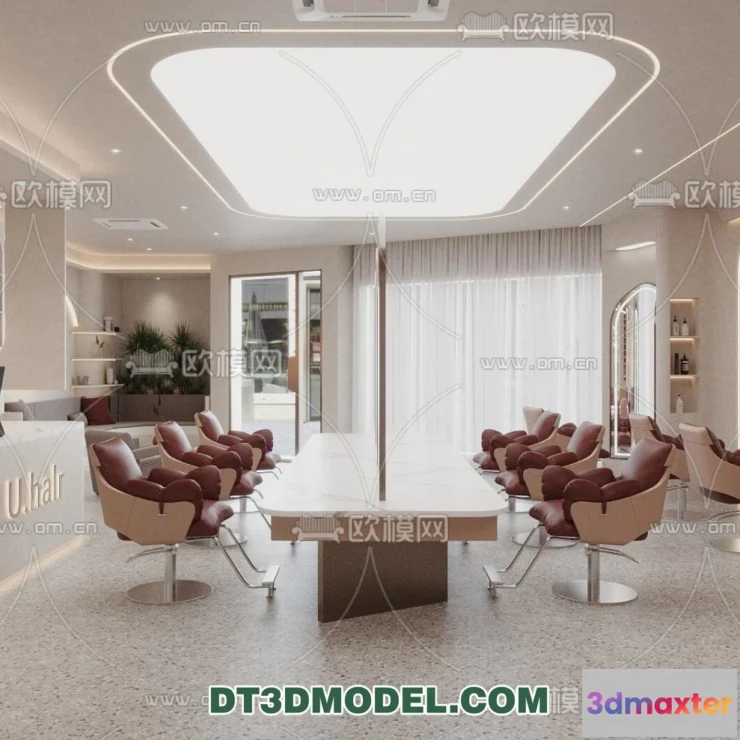 1372849 - Hair Salon - 3D Interior Scene - 070 3D Max