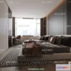 1372929 - Bedroom For Hotel - 3D Scene - Interior Design - 026 3D Max