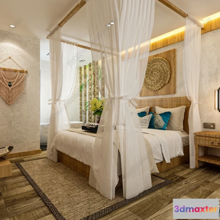 1373063 - Homestay 3D Interior Scene - 3D Models - 145 3D Max