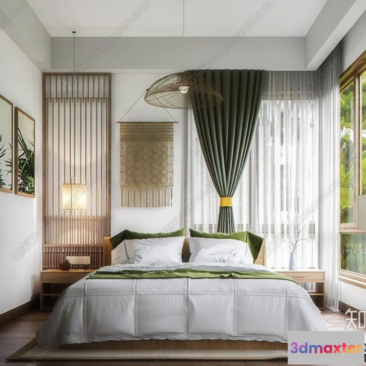 1373184 - Homestay 3D Interior Scene - 3D Models - 147 3D Max