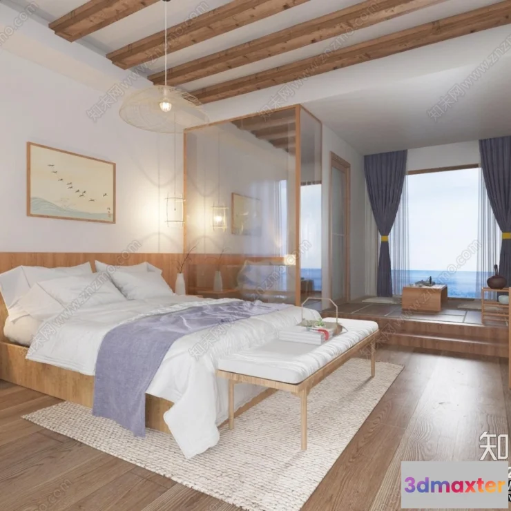 1373249 - Homestay 3D Interior Scene - 3D Models - 148 3D Max