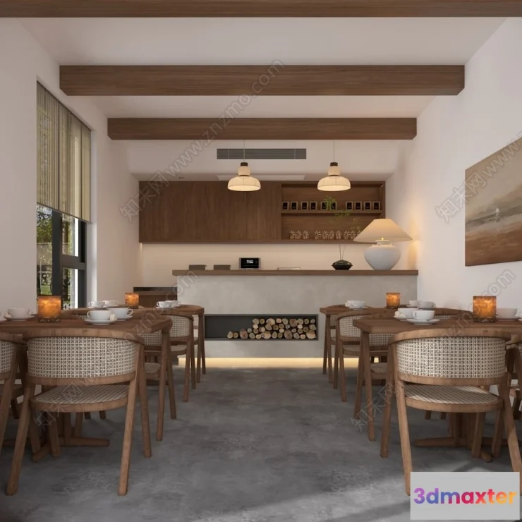 1373382 - Homestay 3D Interior Scene - 3D Models - 150 3D Max