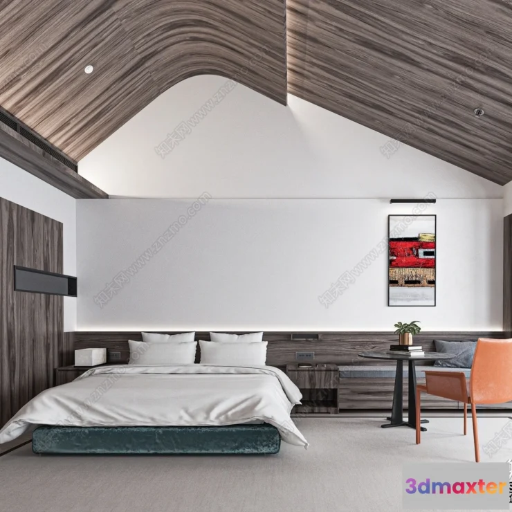 1373584 - Homestay 3D Interior Scene - 3D Models - 153 3D Max