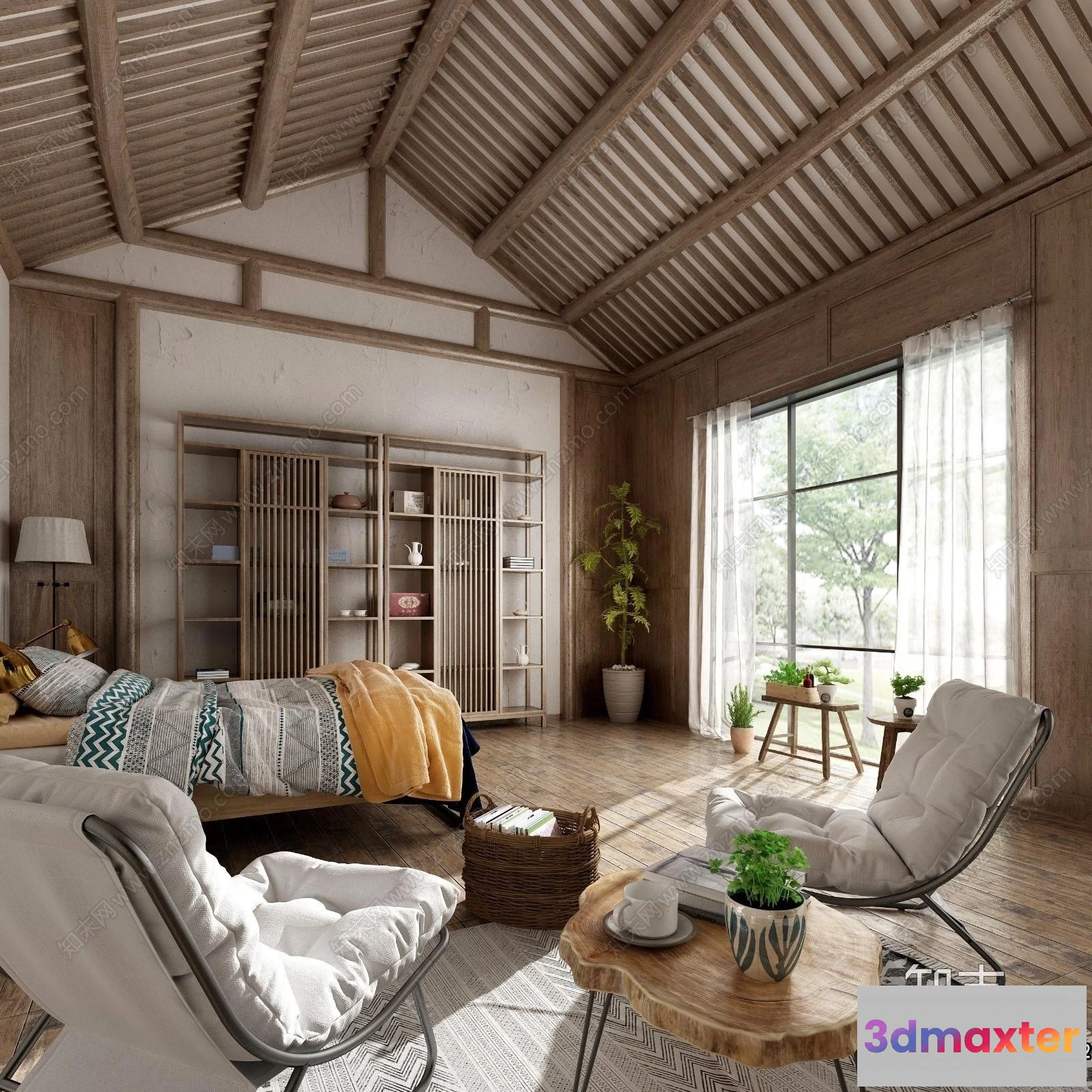 1373651 - Homestay 3D Interior Scene - 3D Models - 154 3D Max