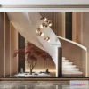 1373996 - Staircase Decoration - 3D Interior Scene - 3D Models - 152 3D Max