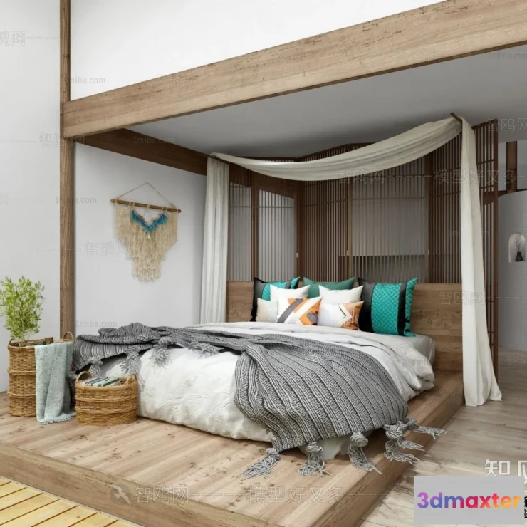 1374064 - Homestay 3D Interior Scene - 3D Models - 160 3D Max