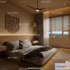 1374185 - Bedroom For Hotel - 3D Scene - Interior Design - 045 3D Max