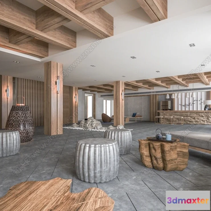 1374189 - Homestay 3D Interior Scene - 3D Models - 162 3D Max