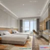 1374309 - Bedroom For Hotel - 3D Scene - Interior Design - 047 3D Max