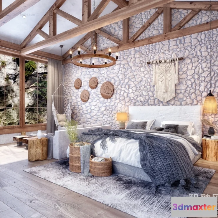 1374321 - Homestay 3D Interior Scene - 3D Models - 164 3D Max