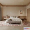 1374375 - Bedroom For Hotel - 3D Scene - Interior Design - 048 3D Max