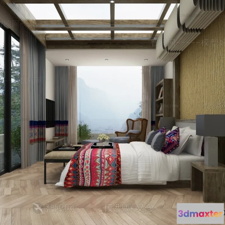 1374575 - Homestay 3D Interior Scene - 3D Models - 168 3D Max