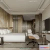 1375151 - Bedroom For Hotel - 3D Scene - Interior Design - 060 3D Max