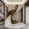 1375349 - Staircase Decoration - 3D Interior Scene - 3D Models - 173 3D Max