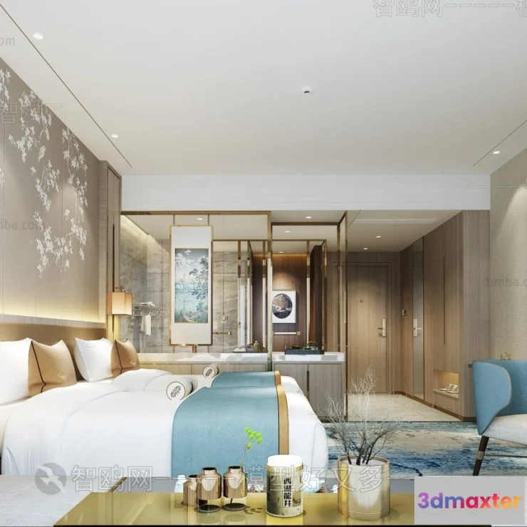 1376121 - Homestay 3D Interior Scene - 3D Models - 191 3D Max