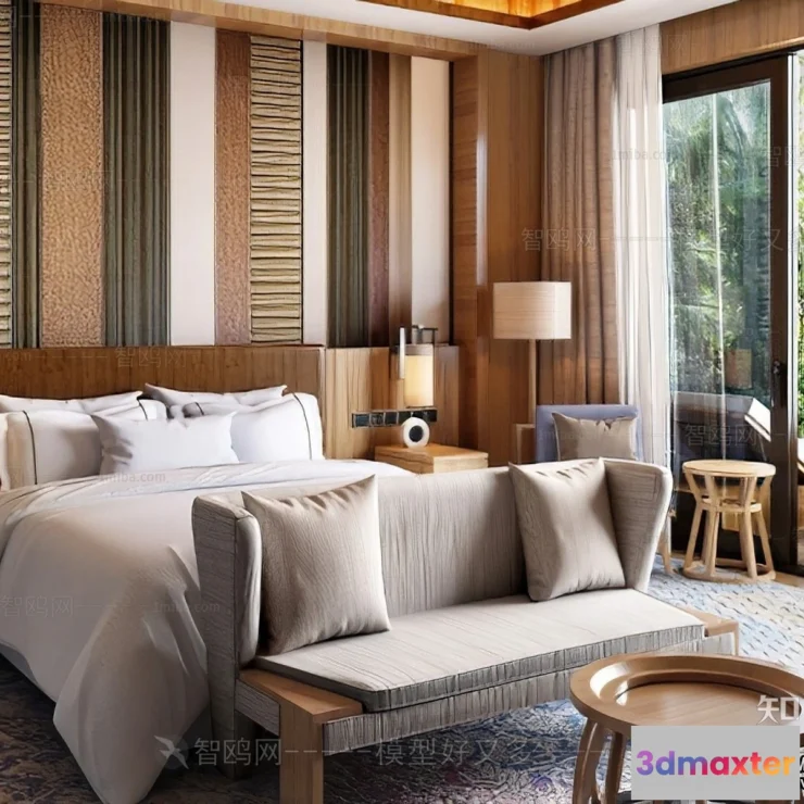 1376257 - Homestay 3D Interior Scene - 3D Models - 193 3D Max