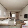 1376299 - Bedroom For Hotel - 3D Scene - Interior Design - 078 3D Max