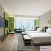 1376568 - Bedroom For Hotel - 3D Scene - Interior Design - 082 3D Max