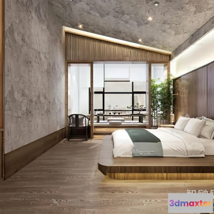 1376647 - Homestay 3D Interior Scene - 3D Models - 199 3D Max