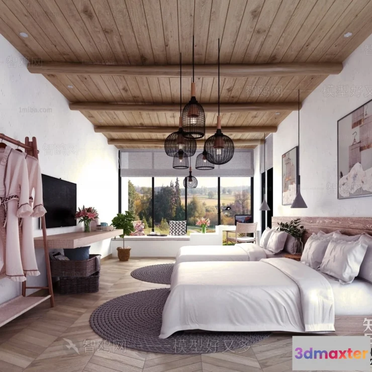 1376869 - Homestay 3D Interior Scene - 3D Models - 202 3D Max