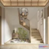1376922 - Staircase Decoration - 3D Interior Scene - 3D Models - 198 3D Max