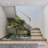 1376986 - Staircase Decoration - 3D Interior Scene - 3D Models - 199 3D Max