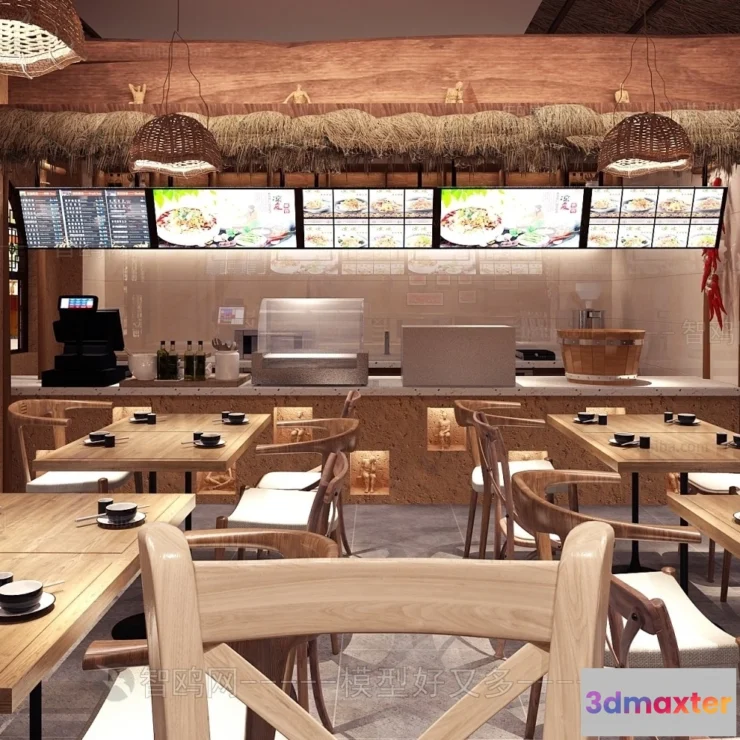 1377873 - Homestay 3D Interior Scene - 3D Models - 217 3D Max