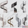 1377916 - Staircase Decoration - 3D Interior Scene - 3D Models - 213 3D Max
