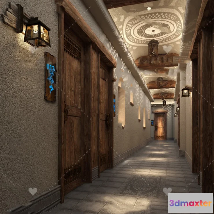 1378066 - Homestay 3D Interior Scene - 3D Models - 220 3D Max