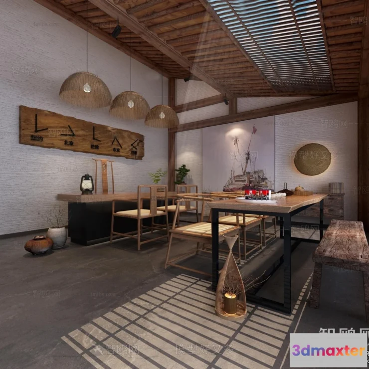 1378202 - Homestay 3D Interior Scene - 3D Models - 222 3D Max