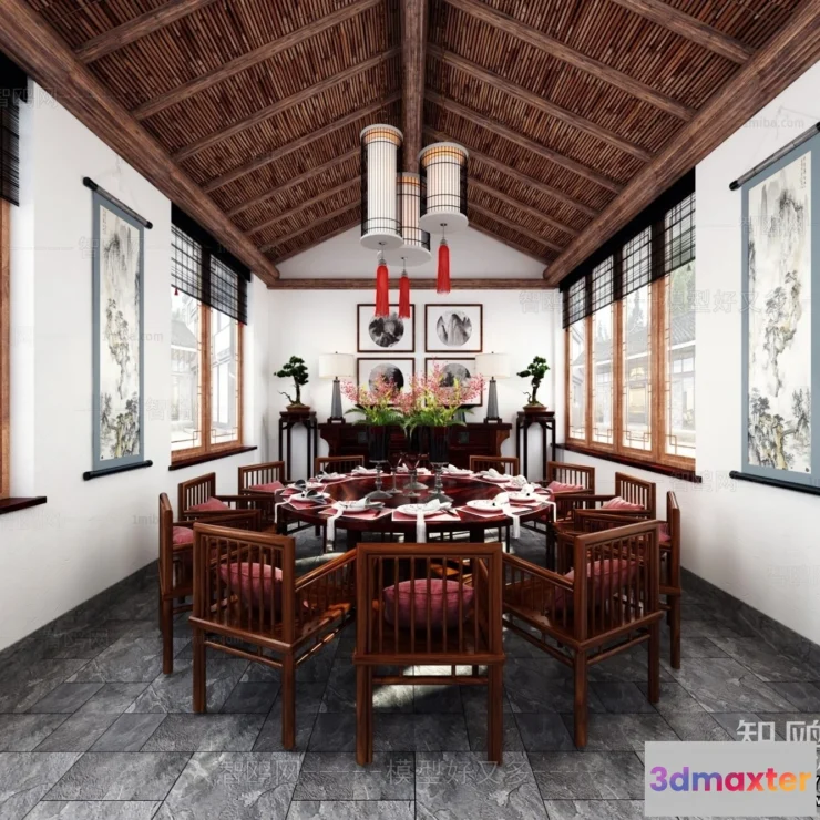 1378277 - Homestay 3D Interior Scene - 3D Models - 223 3D Max