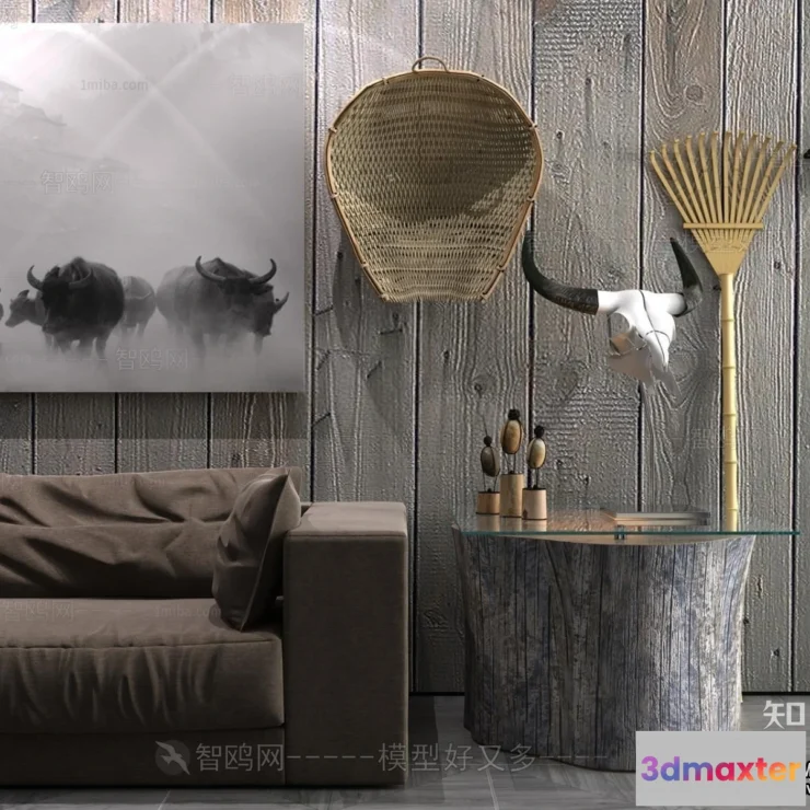 1378344 - Homestay 3D Interior Scene - 3D Models - 224 3D Max