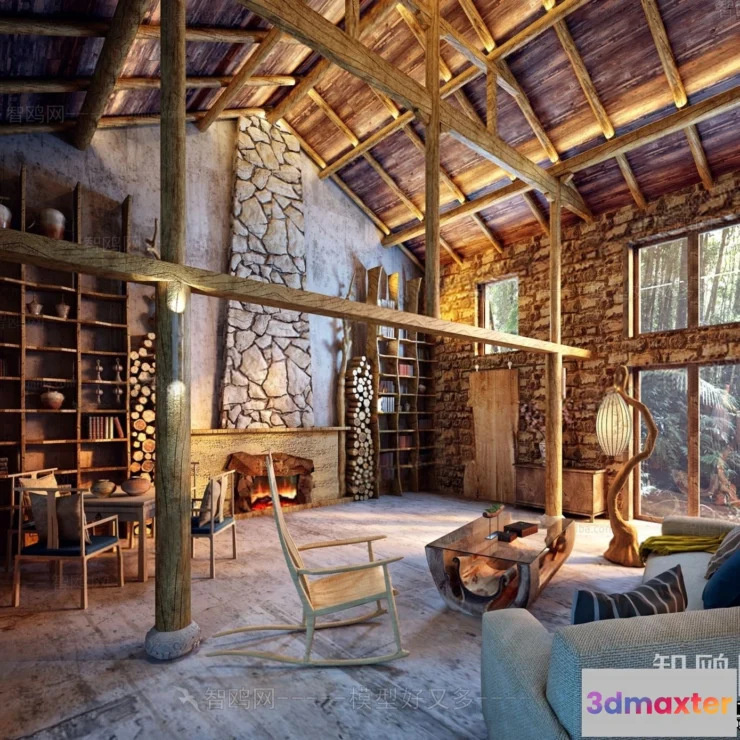 1378474 - Homestay 3D Interior Scene - 3D Models - 226 3D Max