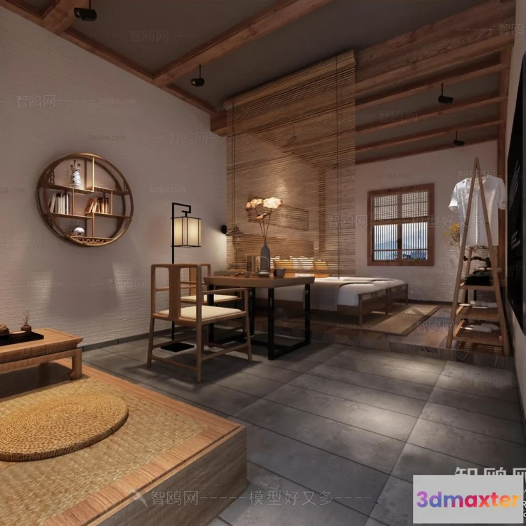 1378671 - Homestay 3D Interior Scene - 3D Models - 229 3D Max