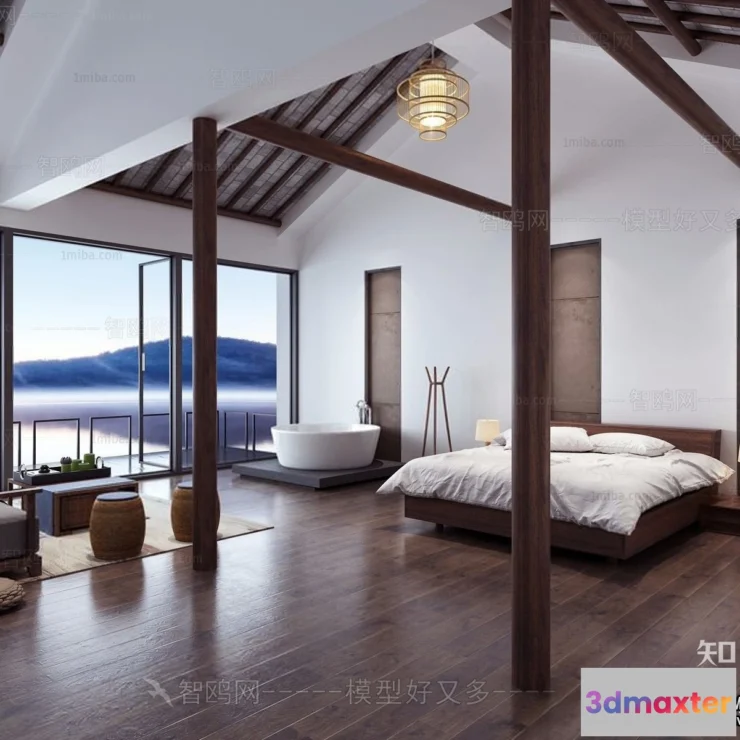 1378869 - Homestay 3D Interior Scene - 3D Models - 232 3D Max