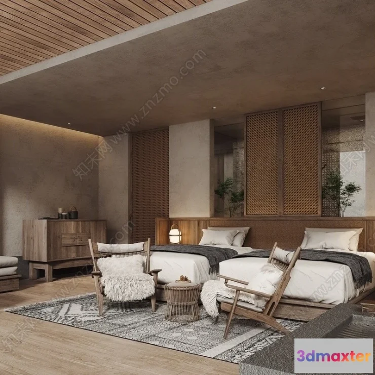 1379187 - Homestay 3D Interior Scene - 3D Models - 237 3D Max