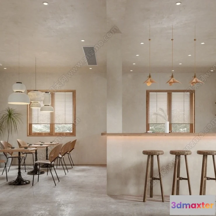 1379256 - Homestay 3D Interior Scene - 3D Models - 238 3D Max