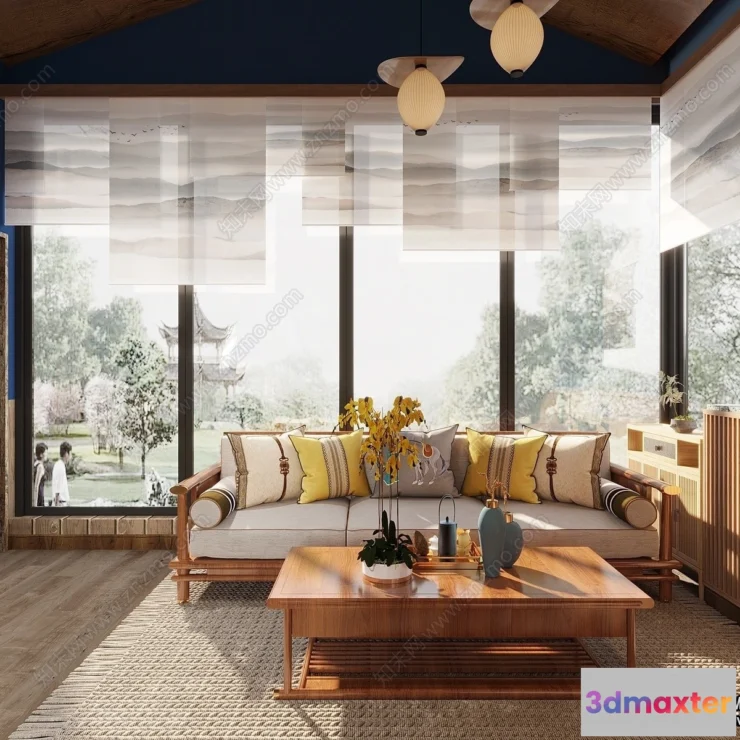 1379661 - Homestay 3D Interior Scene - 3D Models - 244 3D Max