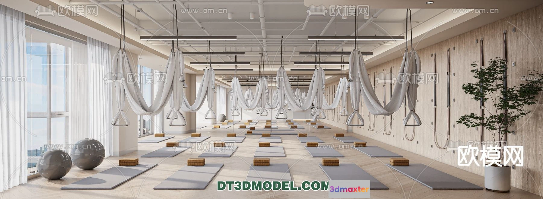1379769 - Yoga Room With Thoughtful Design - 3D Scenes - 015 3D Max