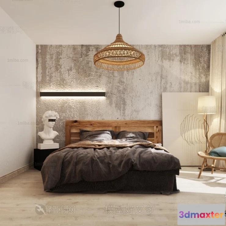 1380242 - Homestay 3D Interior Scene - 3D Models - 253 3D Max