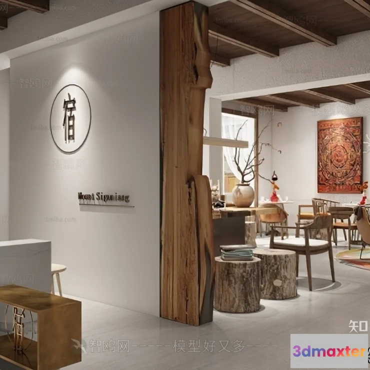 1380309 - Homestay 3D Interior Scene - 3D Models - 254 3D Max