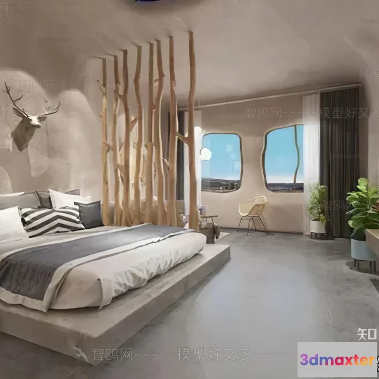 1380635 - Homestay 3D Interior Scene - 3D Models - 259 3D Max