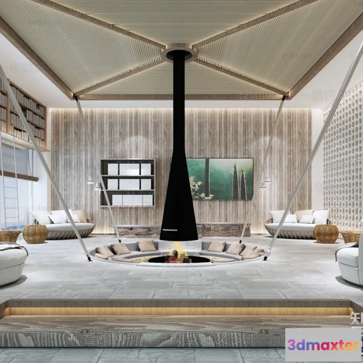 1380701 - Homestay 3D Interior Scene - 3D Models - 260 3D Max