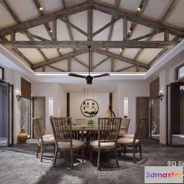 1380772 - Homestay 3D Interior Scene - 3D Models - 261 3D Max