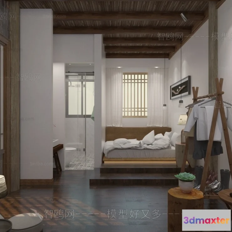 1381413 - Homestay 3D Interior Scene - 3D Models - 271 3D Max