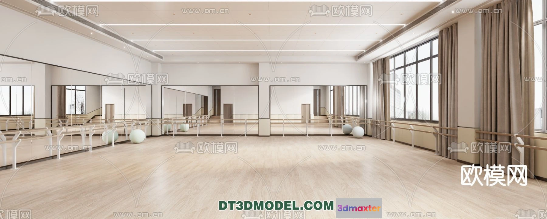 1381691 - Yoga Room With Thoughtful Design - 3D Scenes - 044 3D Max